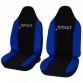 Coprisedili Smart Fortwo - Terza Serie - Bicolore Nero Blu Royal
